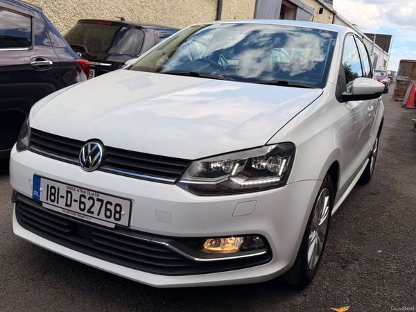 Volkswagen Polo Hatchback, Petrol, 2018, White