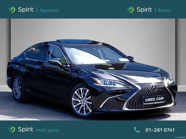 Lexus ES Saloon, Petrol Hybrid, 2021, Black