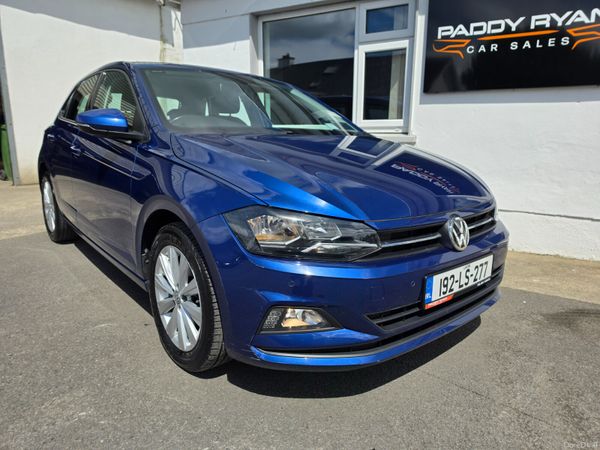 Volkswagen Polo Hatchback, Petrol, 2019, Blue