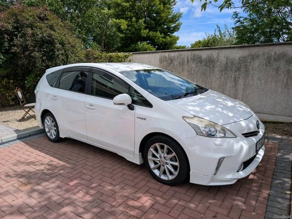 Toyota Prius MPV, Petrol Hybrid, 2012, White