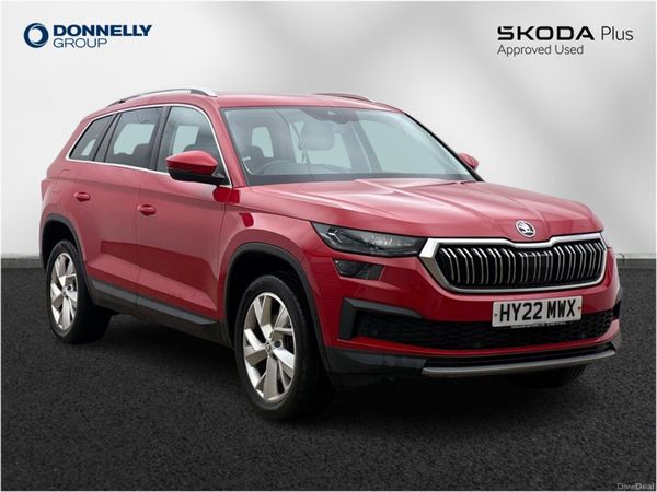 Skoda Kodiaq Estate, Diesel, 2022, Red