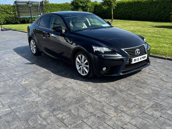 Lexus IS Saloon, Petrol Hybrid, 2015, Black