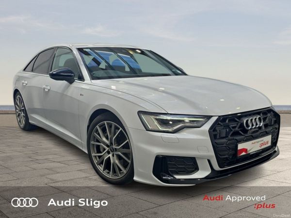 Audi A6 Saloon, Petrol Plug-in Hybrid, 2024, White