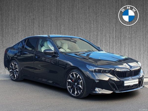 BMW 5-Series Saloon, Petrol Plug-in Hybrid, 2026, Black