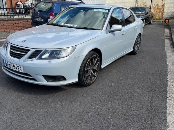 Saab 9-3 Saloon, Ethanol Petrol, 2008, Silver