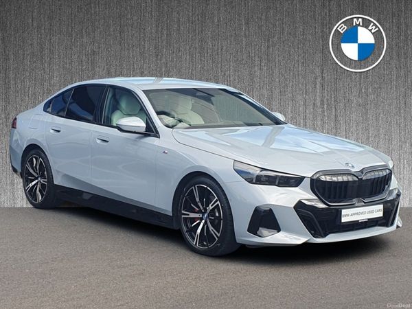 BMW 5-Series Saloon, Petrol Plug-in Hybrid, 2024, Grey