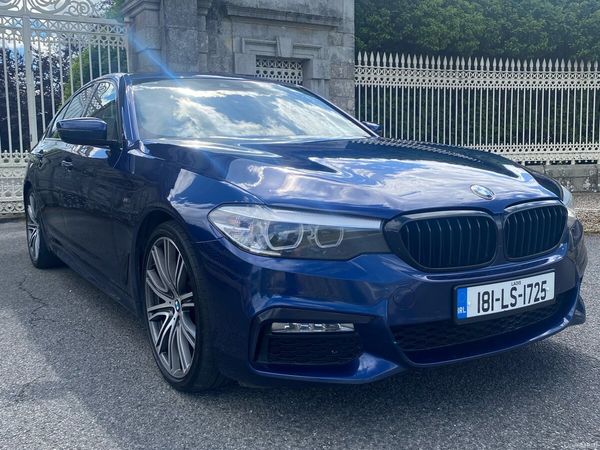 BMW 5-Series Saloon, Diesel, 2018, Blue