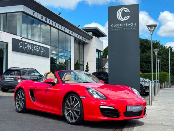 Porsche Boxster Convertible, Petrol, 2012, Red