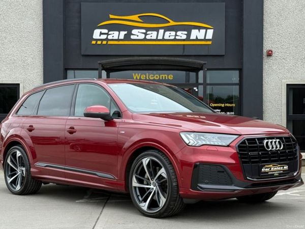 Audi Q7 SUV, Diesel Hybrid, 2024, Red