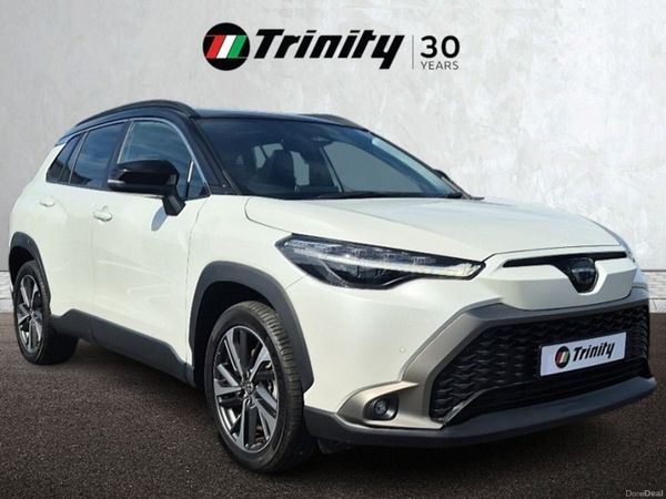 Toyota Corolla Cross SUV, Petrol Hybrid, 2024, White