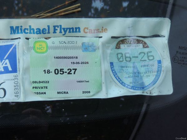 Nissan Micra Hatchback, Petrol, 2008, Black
