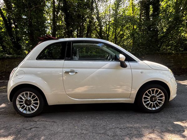 Fiat 500 Convertible, Petrol, 2011, White