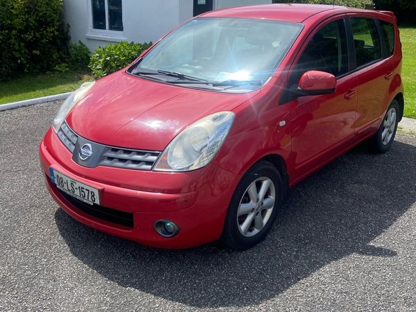 Nissan Note MPV, Petrol, 2008, Red