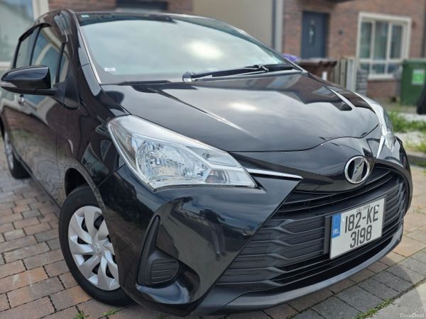 Toyota Vitz Hatchback, Petrol, 2018, Black