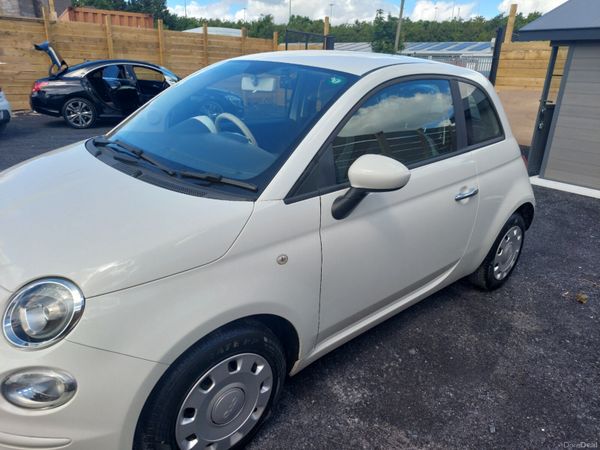 Fiat 500 Hatchback, Petrol, 2017, White