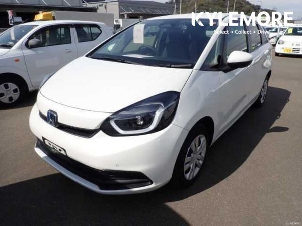 Honda Fit Hatchback, Petrol Hybrid, 2024, White
