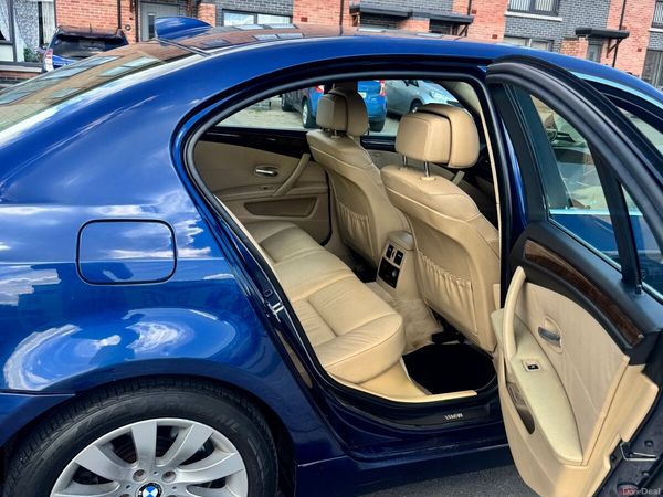 BMW 5-Series Saloon, Diesel, 2008, Blue
