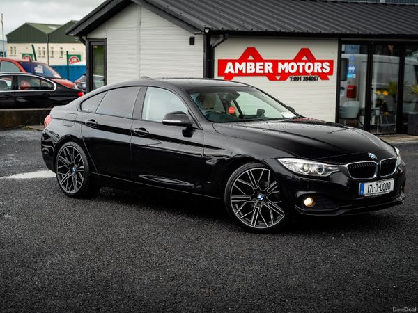 BMW 4-Series Hatchback, Petrol, 2017, Black