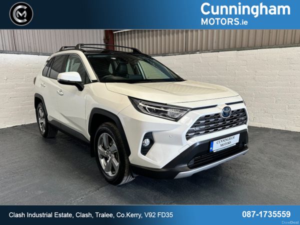 Toyota RAV4 Hatchback, Petrol Hybrid, 2021, White