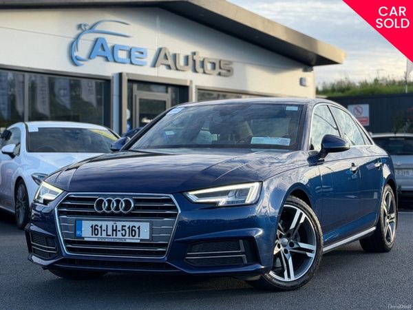 Audi A4 Saloon, Diesel, 2016, Blue