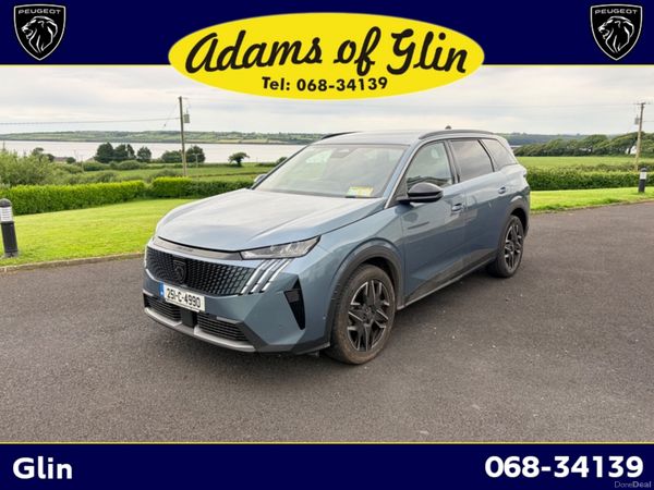 Peugeot 5008 SUV, Petrol Hybrid, 2025, Blue
