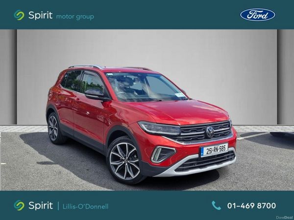 Volkswagen T-Cross Estate, Petrol, 2025, Red