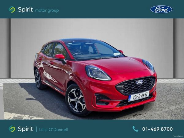 Ford Puma MPV, Petrol Hybrid, 2026, Red