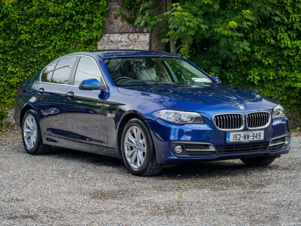 BMW 5-Series Saloon, Diesel, 2015, Blue