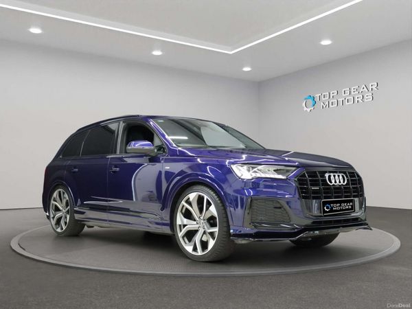 Audi Q7 SUV, Diesel Hybrid, 2020, Blue