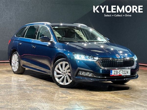 Skoda Octavia Estate, Petrol, 2023, Blue