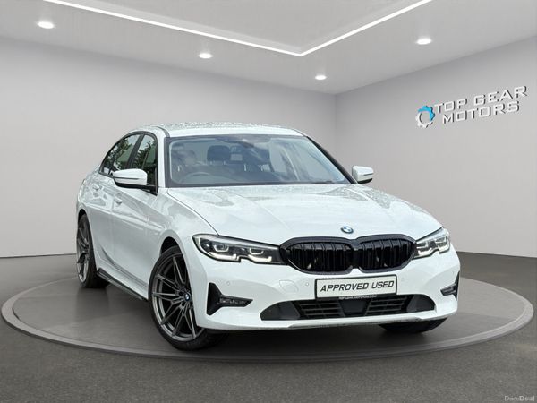BMW 3-Series Saloon, Diesel Hybrid, 2021, White