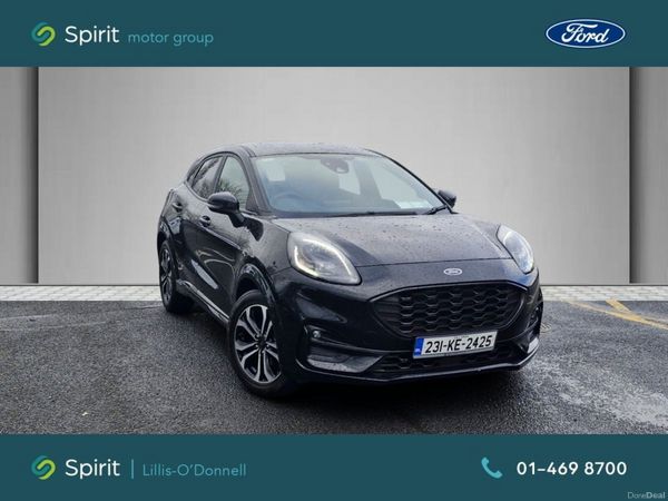 Ford Puma MPV, Petrol Hybrid, 2023, Black