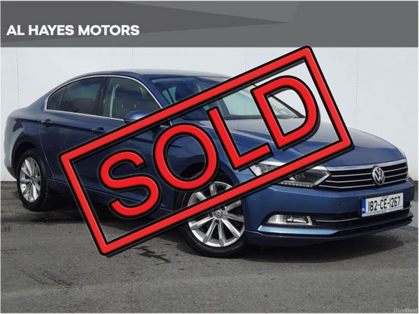 Volkswagen Passat Saloon, Diesel, 2018, Blue