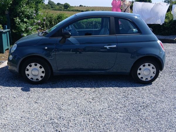 Fiat 500 Hatchback, Petrol, 2008, Blue
