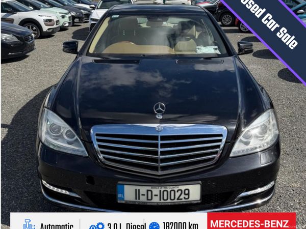 Mercedes-Benz S-Class Saloon, Diesel, 2011, Black