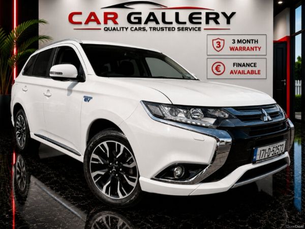 Mitsubishi Outlander SUV, Petrol Plug-in Hybrid, 2017, White