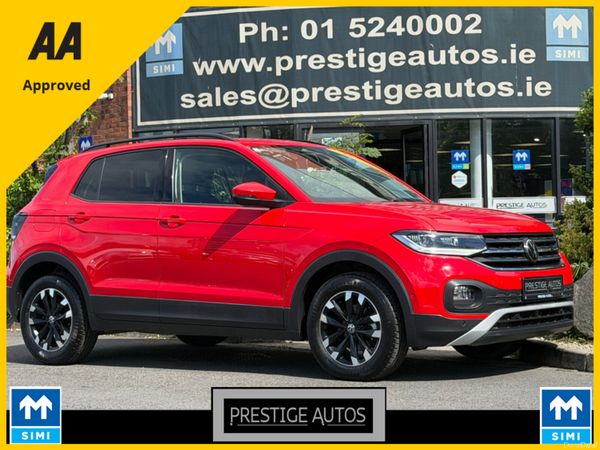 Volkswagen T-Cross SUV, Petrol, 2021, Red