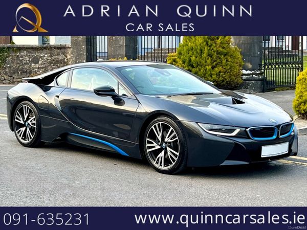 BMW i8 Coupe, Petrol Plug-in Hybrid, 2018, Grey