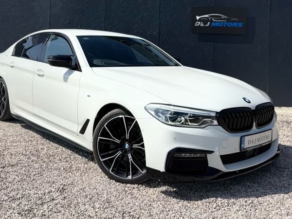 BMW 5-Series Saloon, Petrol, 2019, White