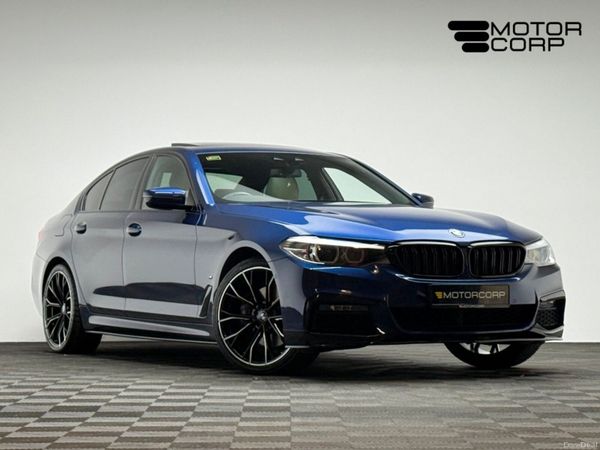 BMW 5-Series Saloon, Petrol Plug-in Hybrid, 2020, Blue
