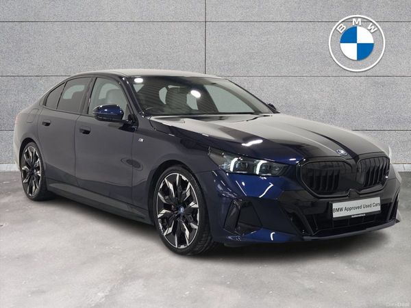 BMW 5-Series Saloon, Petrol Plug-in Hybrid, 2024, Blue