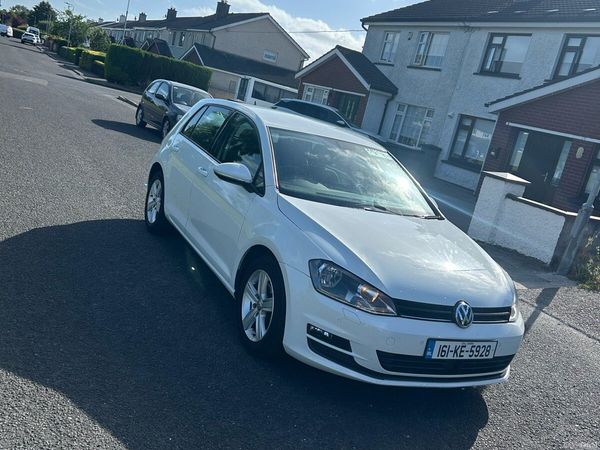 Volkswagen Golf Hatchback, Diesel, 2016, White