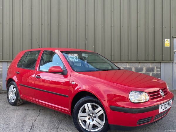 Volkswagen Golf Hatchback, Diesel, 2003, Red