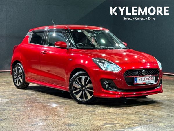 Suzuki Swift Hatchback, Petrol Hybrid, 2018, Red