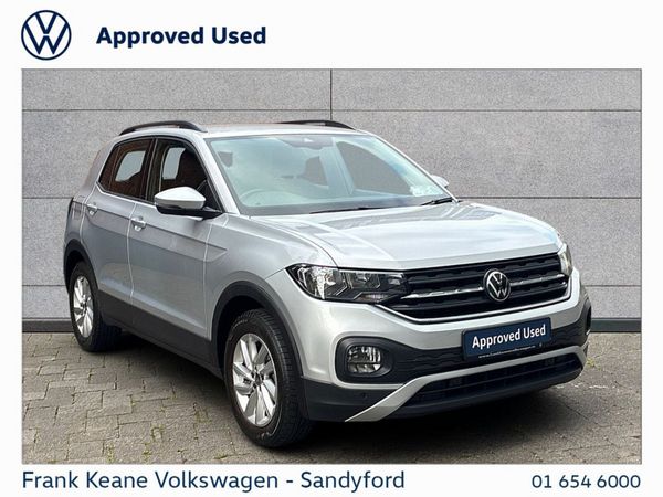 Volkswagen T-Cross Hatchback, Petrol, 2021, Silver