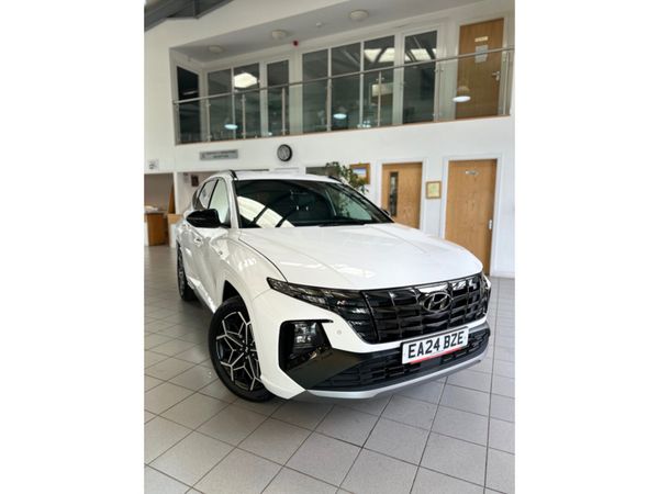 Hyundai Tucson Estate, Petrol Hybrid, 2024, White