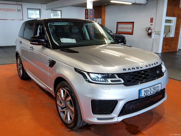 Land Rover Range Rover Sport SUV, Petrol Plug-in Hybrid, 2020, Silver