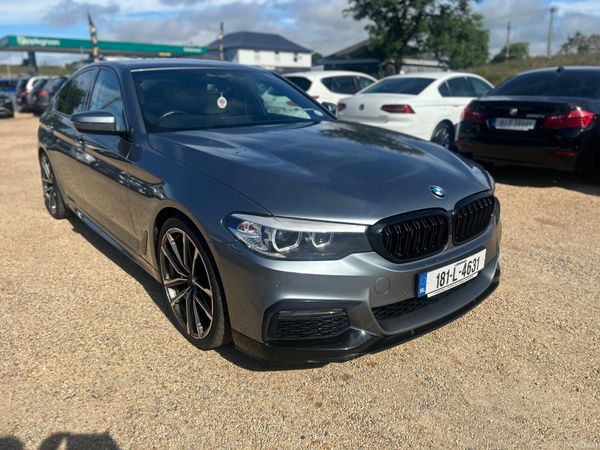 BMW 5-Series Saloon, Diesel, 2018, Blue