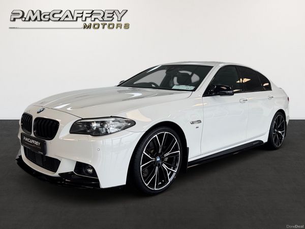 BMW 5-Series Saloon, Petrol, 2017, White