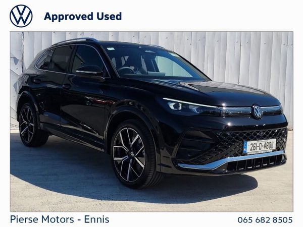 Volkswagen Tiguan SUV, Petrol Plug-in Hybrid, 2026, Black